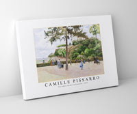 Camille Pissarro - The Public Garden at Pontoise 1874