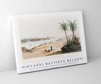 Giovanni Battista Belzoni - General View of the Pyramids illustration from the kings tombs in Thebes 1778-1823