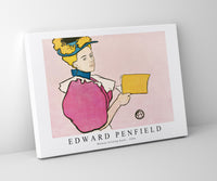 Edward Penfield - Woman holding book 1896