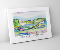 Charles demuth - Mountain with Red House-1913