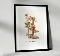 Johan Teyler - Vase with a floral garland