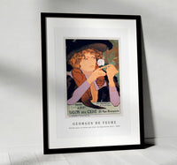 Georges de feure - Affiche pour le Salon des Cent, 5e Exposition d'Art (1896)