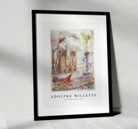 Adolphe Willette - Notre-Dame de Paris 1904