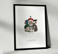 A. Cheyere - Les Chats Coiffés 1825