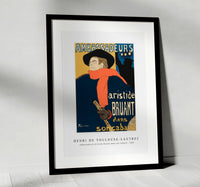 Henri De Toulouse–Lautrec - Ambassadeurs Aristide Bruant dans son cabaret 1892