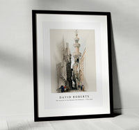 David Roberts - The minaret of the Mosque The Rhamree-1796-1864