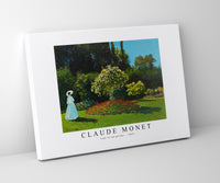 Claude Monet - Lady in the garden 1867