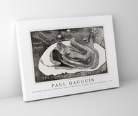 Paul gauguin - She Thinks of the Ghost or The Ghost Thinks of Her (Manao tupapau), from the Noa Noa Suite 1921