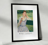 Mary Cassatt - Woman with a Red Zinnia 1891