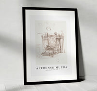 Alphonse Mucha - Office sketch 1869-1939