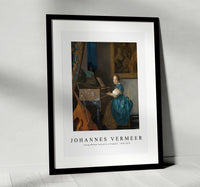 Johannes Vermeer - Young Woman Seated at a Virginal 1670-1672