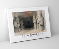 David Roberts - Interior of the Temple of Aboo Simbel Nubia-1796-1864