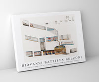 Giovanni Battista Belzoni - Section of the great Tomb of Psammuthis illustration from the kings tombs in Thebes 1778-1823