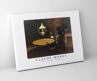 Claude Monet - Interior, after Dinner 1868-1869