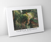 Camille Pissarro - Bather in the Woods 1895