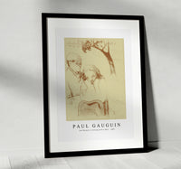 Paul gauguin - Sad Woman is Sitting with a Man 1889