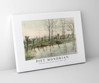 Piet Mondrian - Amsterdam Skyline Viewed from the West 1899