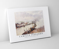 Camille Pissarro - Steamboats in the Port of Rouen 1896