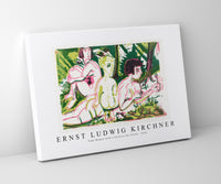 Ernst Ludwig Kirchner - Nude Women with a Child in the Forest 1925