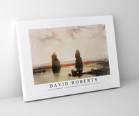 David Roberts - Statues of Memnon at Thebes during the inundation-1796-1864