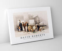 David roberts - Entrance of the Temple of Amun Thebes-1796-1864