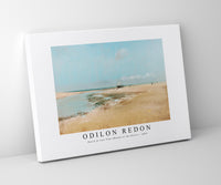 Odilon Redon - Beach at Low Tide (Mouth of the River) 1869