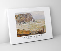 Claude Monet - Stormy Sea in Étretat 1883