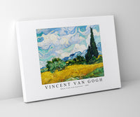 Vincent Van Gogh - Wheat Field with Cypresses 1889