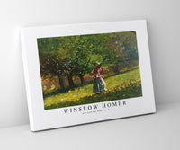 winslow homer - Girl with Hay Rake-1878