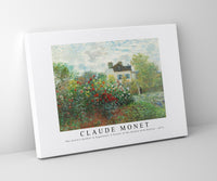 Claude Monet - The Artist's Garden in Argenteuil, A Corner of the Garden with Dahlias 1873