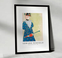 Edward Penfield - Woman holding umbrella 1896