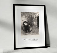 Odilon Redon - A Long Chrysalis, the Color of Blood 1889