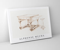 Alphonse Mucha - Project of an office table 1869-1939