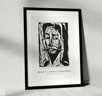 Ernst Ludwig Kirchner - Head of Prof. Dr. Graef 1915