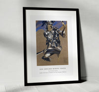 Sir Edward Burne Jones - The Perseus Series - Study of Perseus in Armour for The Finding of Medusa painting in high resolution by Sir Edward Burne–Jones