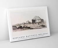 Giovanni Battista Belzoni - View of Bedoween Camp illustration from the kings tombs in Thebes 1778-1823