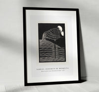 Samuel Jessurun De Mesquita - White–necked Crane (Witnekkraanvogel) (1927)