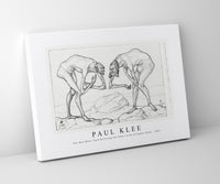 Paul Klee - Two Men Meet, Each Believing the Other to Be of Higher Rank 1903