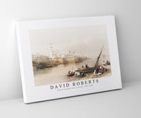 David Roberts - View on the Nile ferry to Gizeh-1796-1864