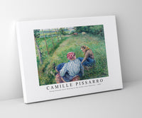 Camille Pissarro - Young Peasant Girls Resting in the Fields near Pontoise 1882