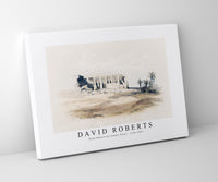 David Roberts - Wady Maharraka temple Nubia-1796-1864