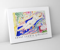 Ernst Ludwig Kirchner - Reclining Female Nude 1923