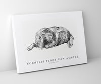 Cornelis ploos van amstel - Lying dog-1777