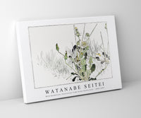 Watanabe Seitei - Wild dandelions illustration from Seitei Kacho Gafu 1890-1891