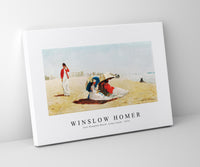 winslow homer - East Hampton Beach, Long Island-1874