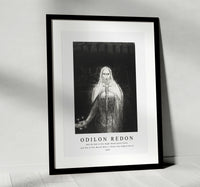 Odilon Redon - And He Had in His Right Hand Seven Stars, and Out of His Mouth Went a Sharp Two-Edged Sword 1899