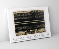 Giovanni Battista Belzoni - Zodiak from the tomb of Psammis in Thebes illustration from the kings tombs in Thebes 1778-1823