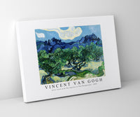 Vincent Van Gogh - Olive Trees with The Alpilles in The Background 1889