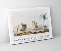 Giovanni Battista Belzoni - The Temple of Dakke in Nubia illustration from the kings tombs in Thebes 1778-1823