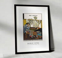 Moriz Jung - Viennese Café The Chess Players (Wiener Café Die Schachspieler) (1911)